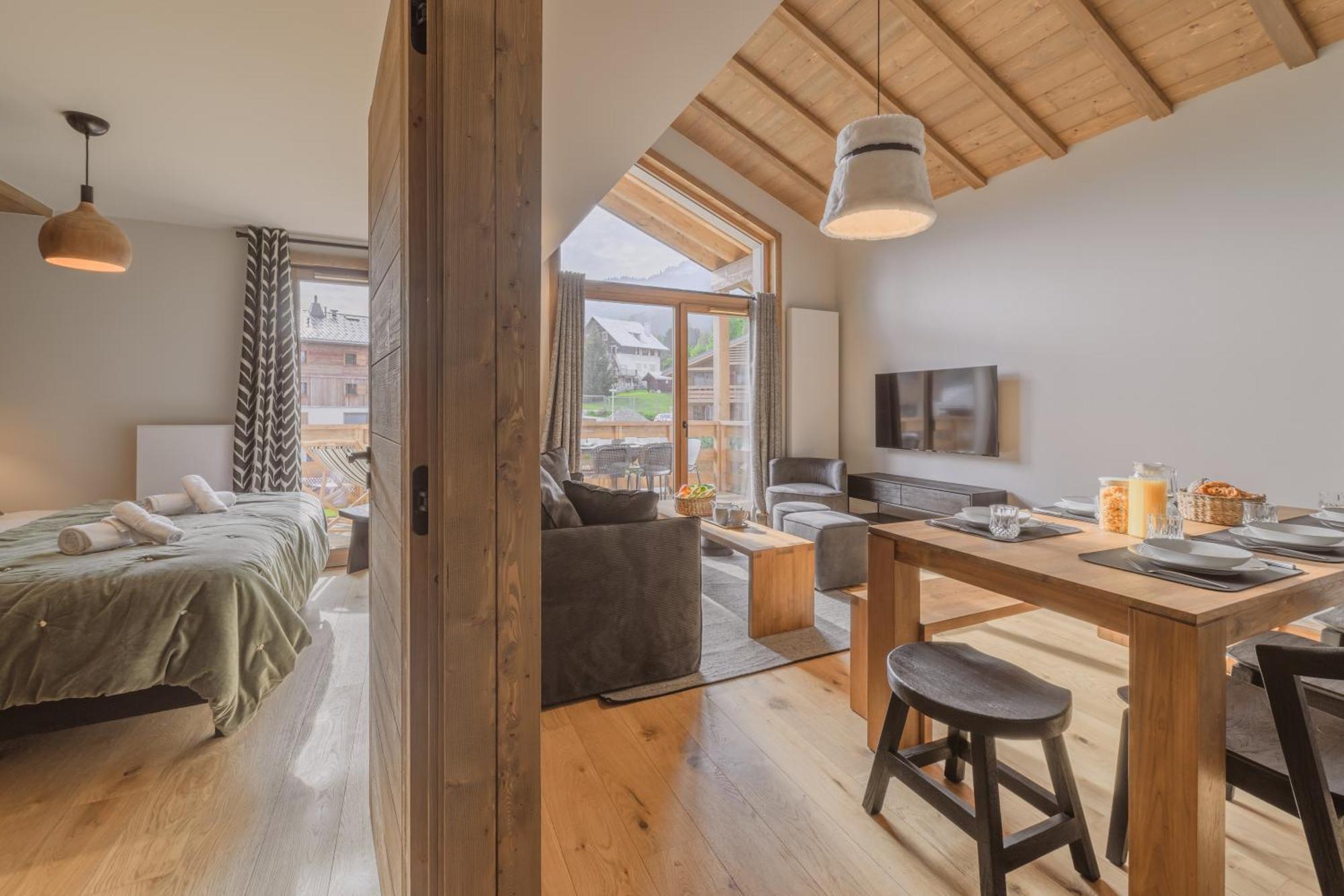 Terresens - L'Eclat Des Veriaz - Megeve - Praz-Sur-Arly - New Aparthotel ภายนอก รูปภาพ